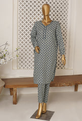 HZ Textiles Khaddar Separates Unstitched 2 Piece Suit PKS-1004-B - Winter Collection