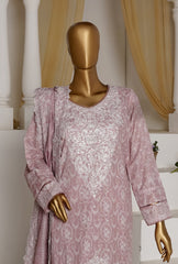 HZ Textiles Khaddar Embroidered Unstitched 3 Piece Suit PKP-10 - Winter Collection