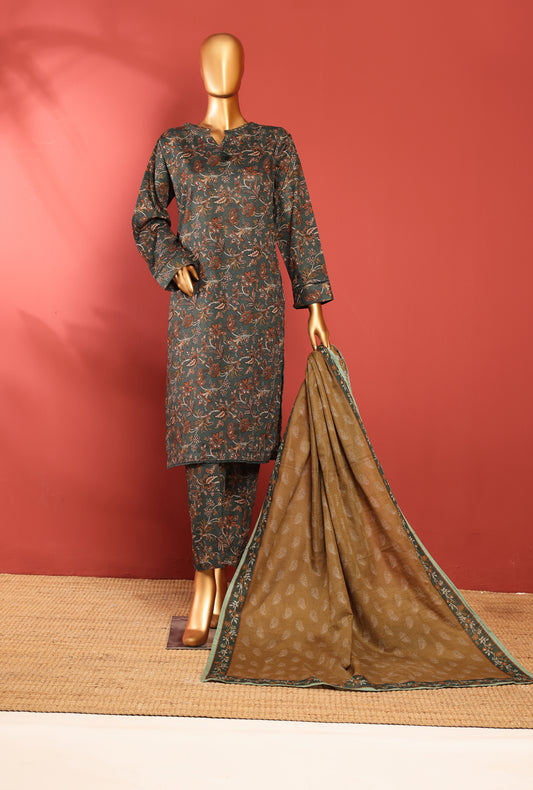 Khaddar Prints Stitched 3 Piece Suit PKP-104A - Ready to Wear