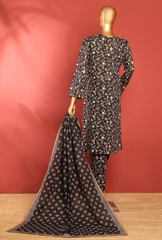 Khaddar Prints Stitched 3 Piece Suit PKP-105A - Ready to Wear