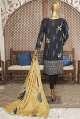 Organic Embroidered Collection by HZ Textile 3 Piece Lawn Suit OCE 18402- Summer Collection