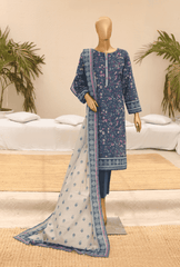 Digital Printed Collection by HZ Textile 3 Piece Lawn Suit Unstitched PPC-116- Summer Collection