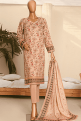 Digital Printed Collection by HZ Textile 3 Piece Lawn Suit Unstitched PPC-118- Summer Collection