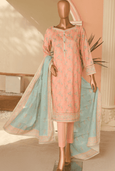 Digital Printed Collection by HZ Textile 3 Piece Lawn Suit Unstitched PPC-120- Summer Collection