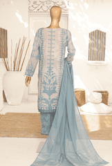 Vital Glam Embroidered Collection by HZ Textile 3 Piece Lawn Suit Unstitched VGE-44- Summer Collection