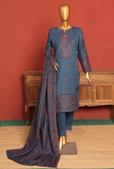 Karandi Embroidered Collection Unstitched 3 Piece Suit KSC-05- Winter Collection