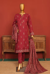 Karandi Embroidered Collection Unstitched 3 Piece Suit KSC-06- Winter Collection